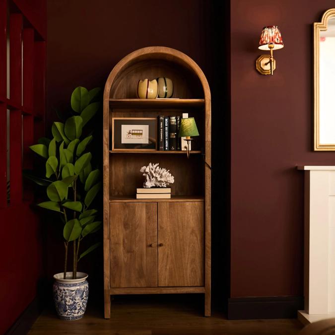 Oriana B - Archer Bookcase Cabinet, view 1