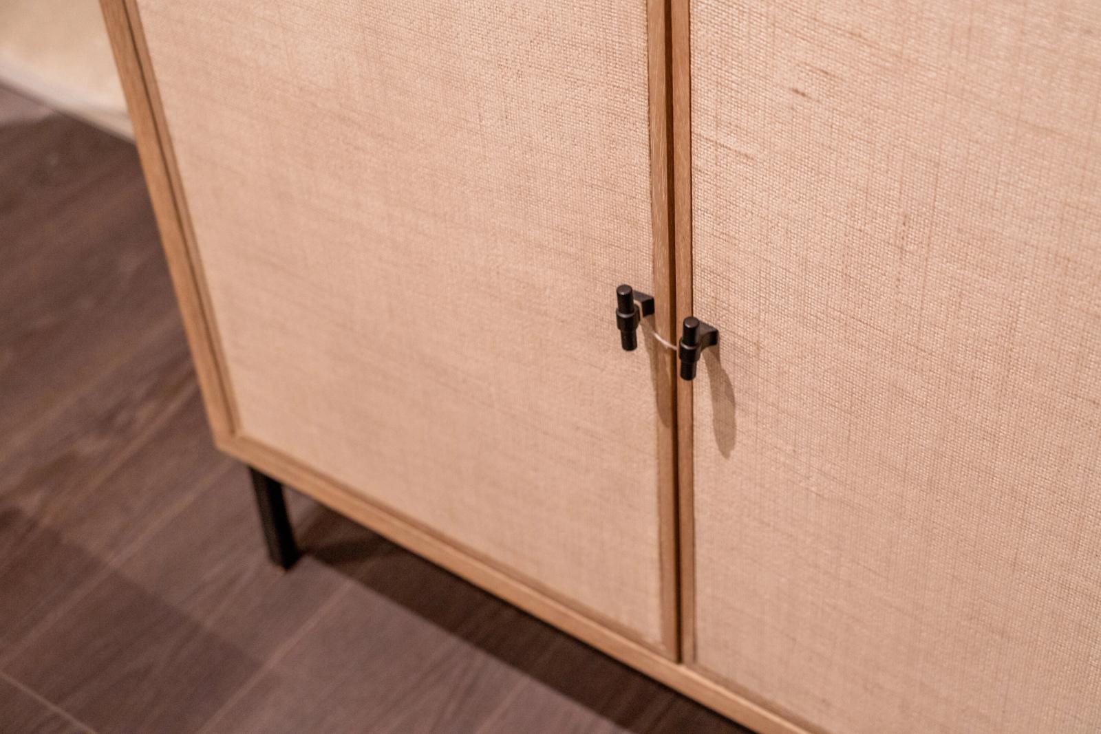 Hooker two-door sideboard, doors and handles