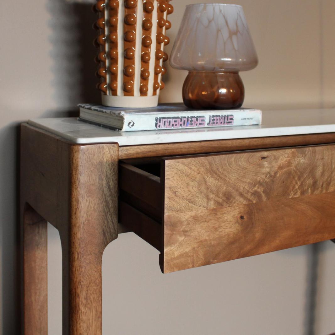 Oriana B - Delphi Console Table / Toronto Marble, view 3