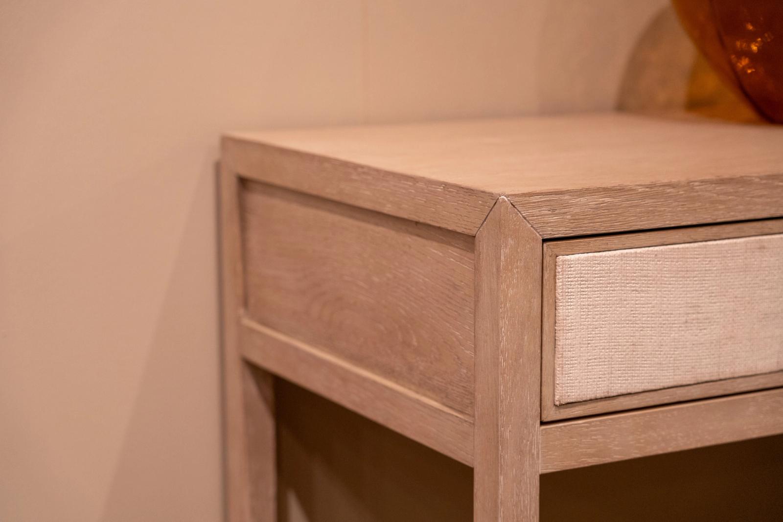 Hooker console table, 150 x 45cm, corner and drawer