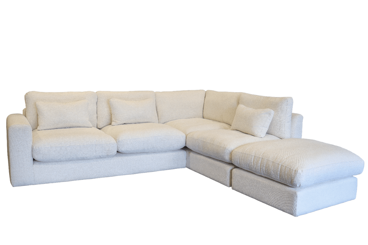 Apollo - Corner Sofa + Stool