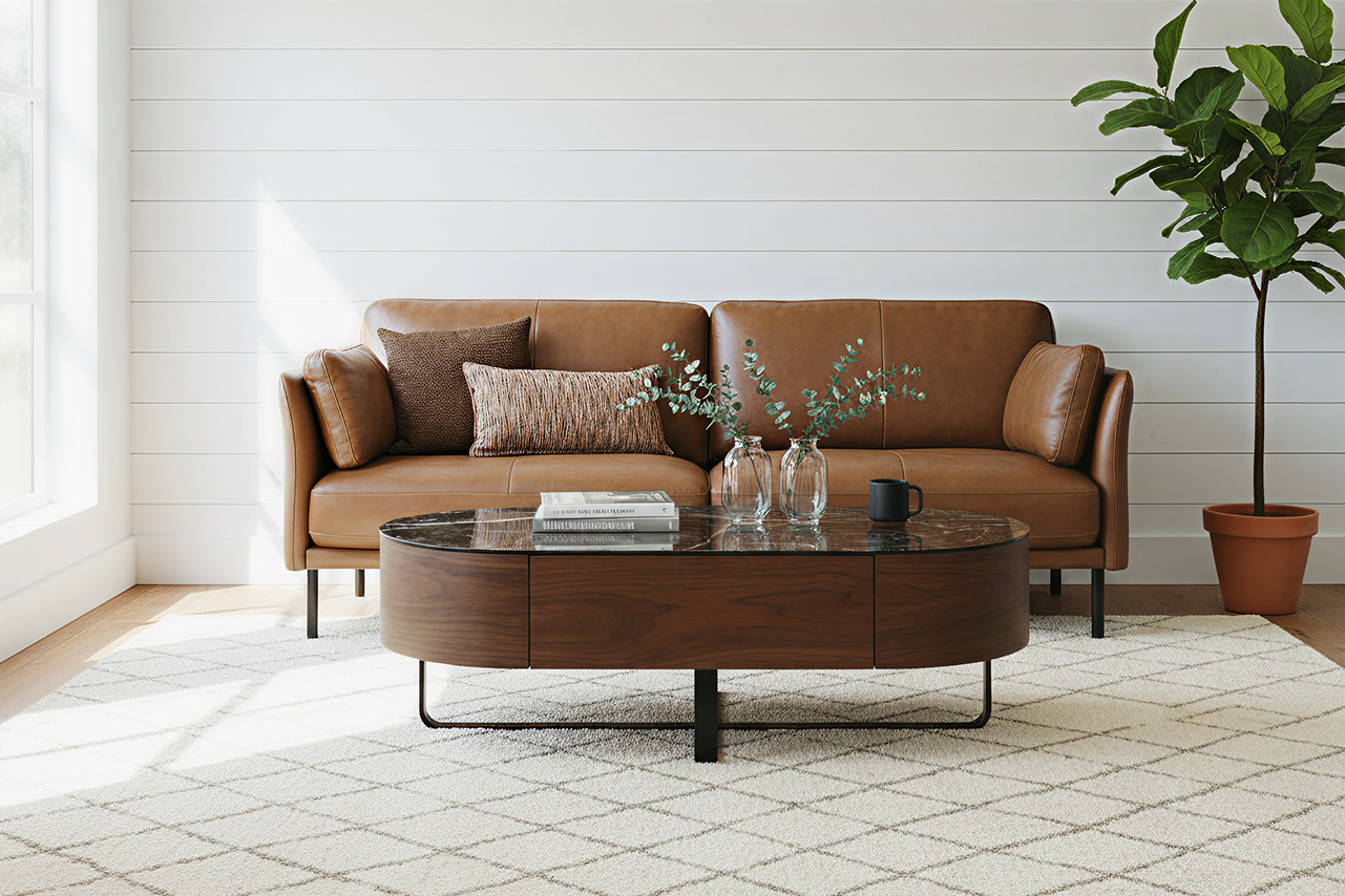 Nest Space Elias sofa in a living room