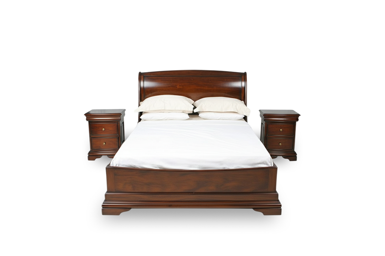 Normandie - 5ft Bedframe & 2 Lockers