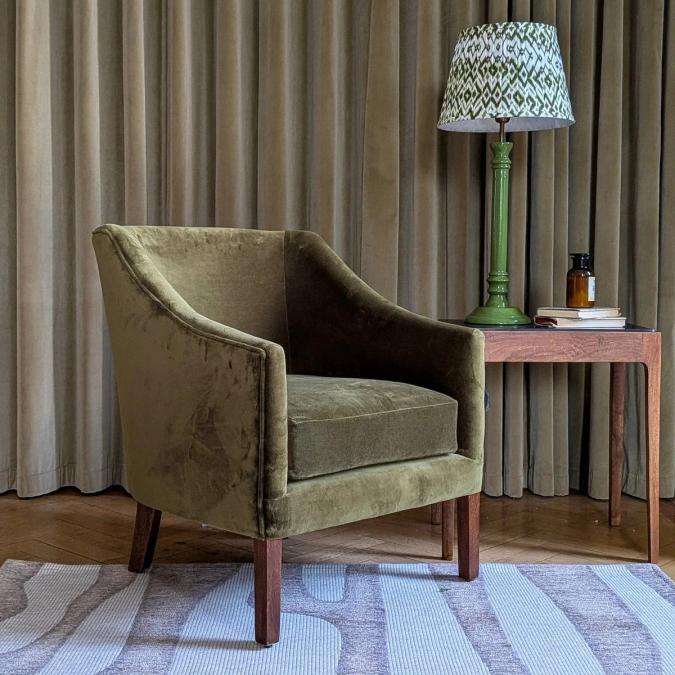 Oriana B - Iona Armchair / Green, view 1
