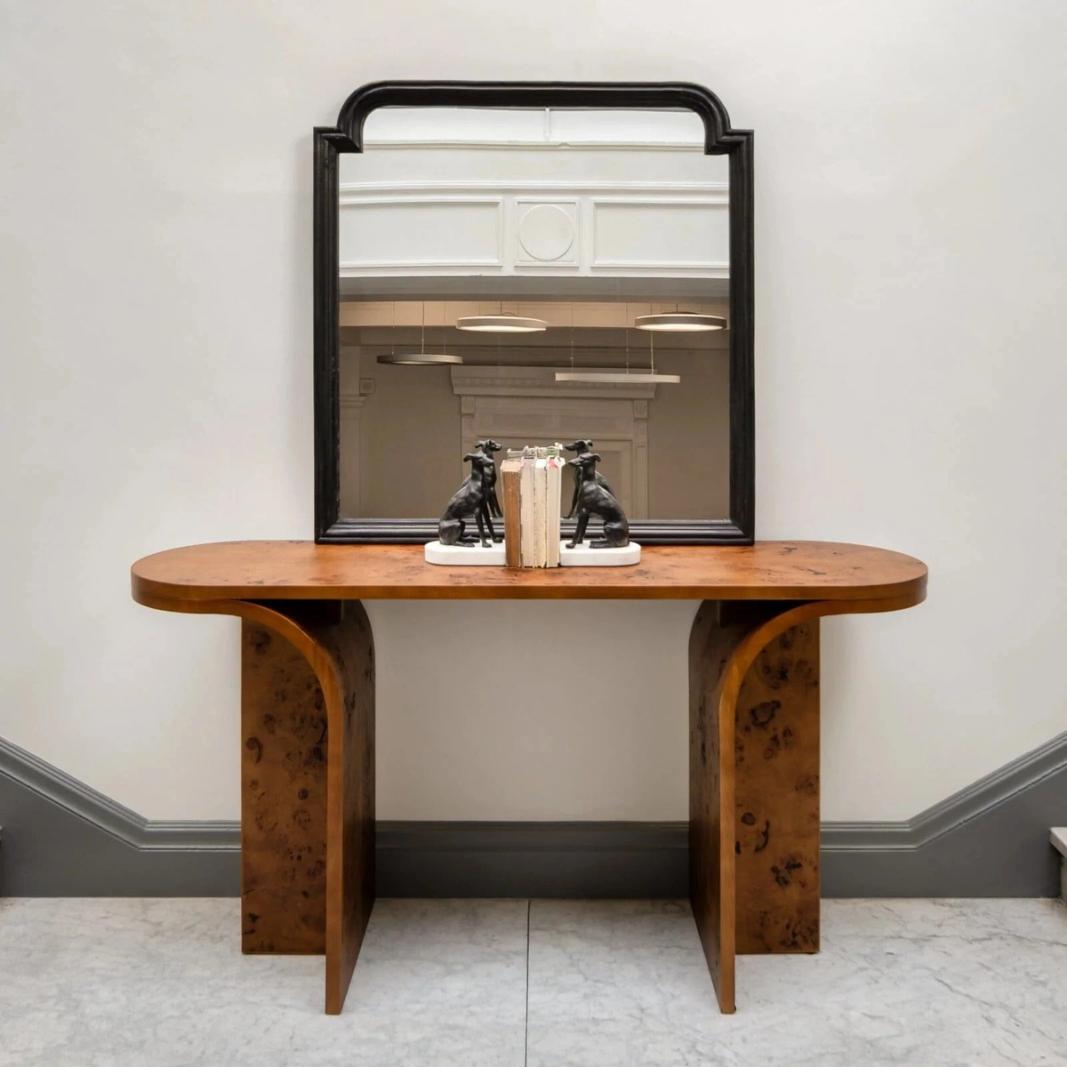 Oriana B - Gosford Burl Console Table, view 1