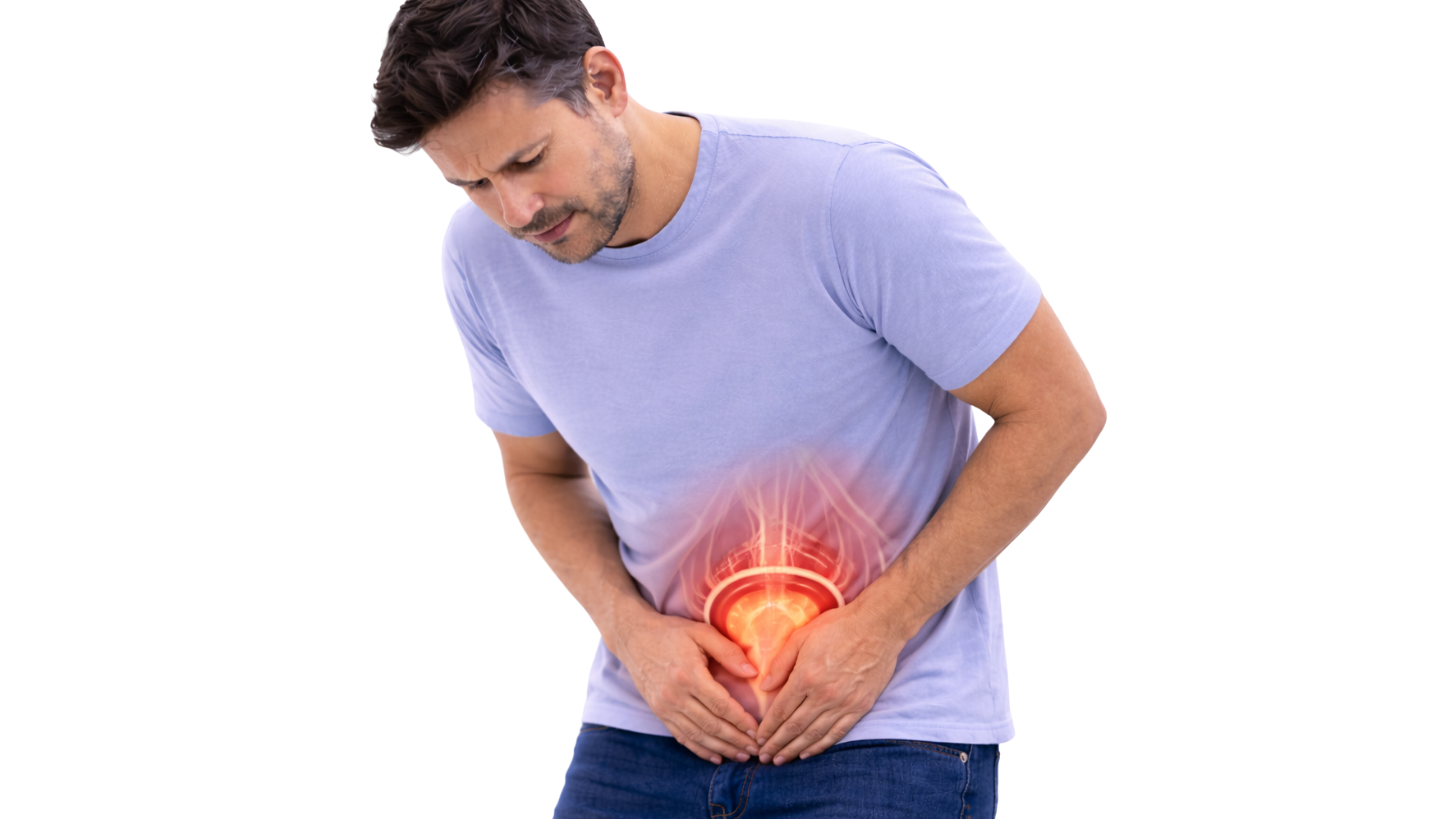 Neurogenic bladder condition overview illustration