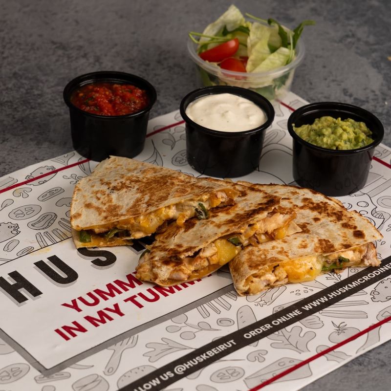 CHICKEN QUESADILLAS