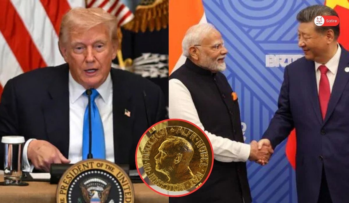 Trump Demands Nobel Peace Prize for Bringing India and China Closer
