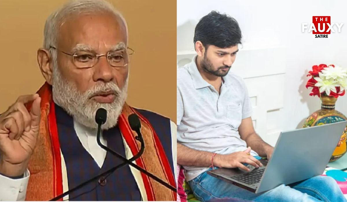 Unemployed Man Becomes Neighborhood Hero After PM Modi’s Speech