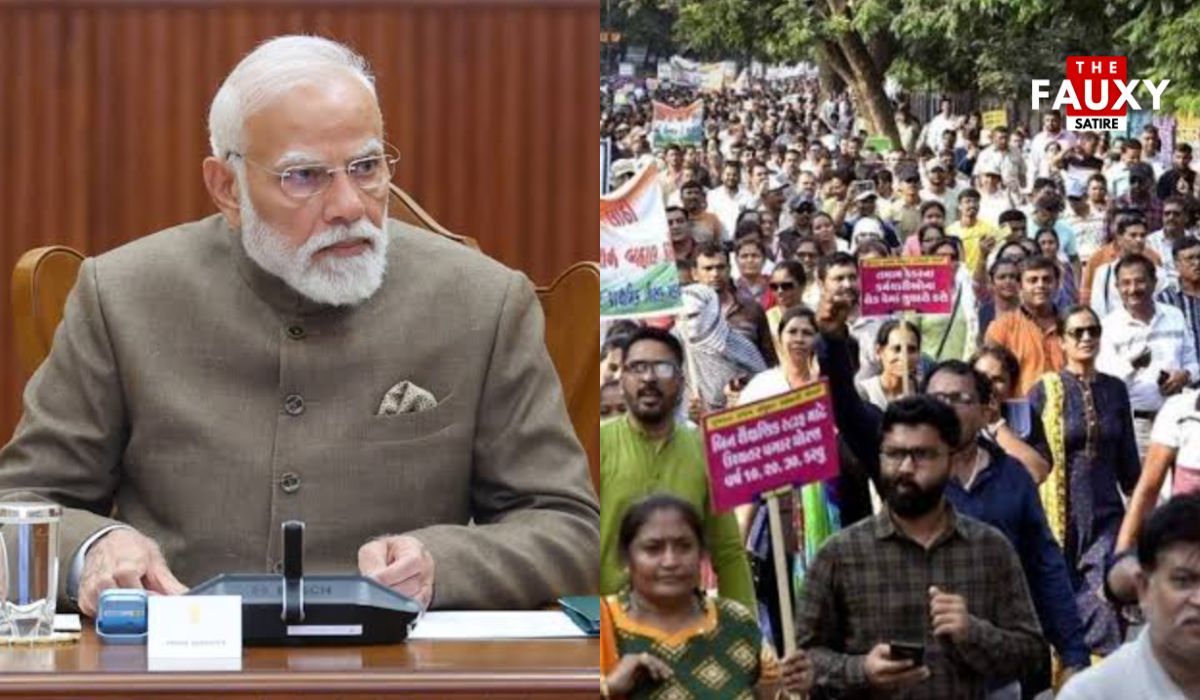 Government Teachers Start Protesting Against PM Modi’s Free Online Coaching Scheme