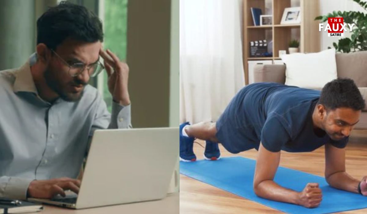 Man Does Plank All Weekend to Make It Pass Less Slowly