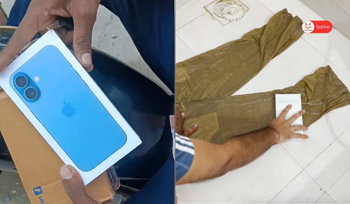 Man Recieves iPhone 17 Instead of Cloth-washing Soap He Ordered from Flipkart