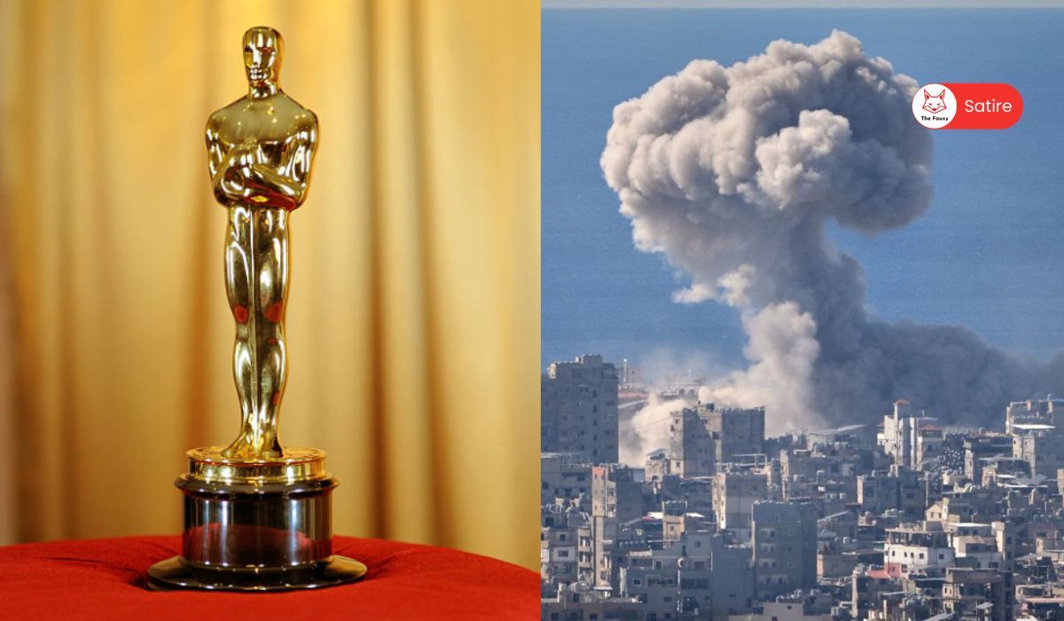 Oscars Say “No to War” After Realizing They Aren’t Winning Anymore