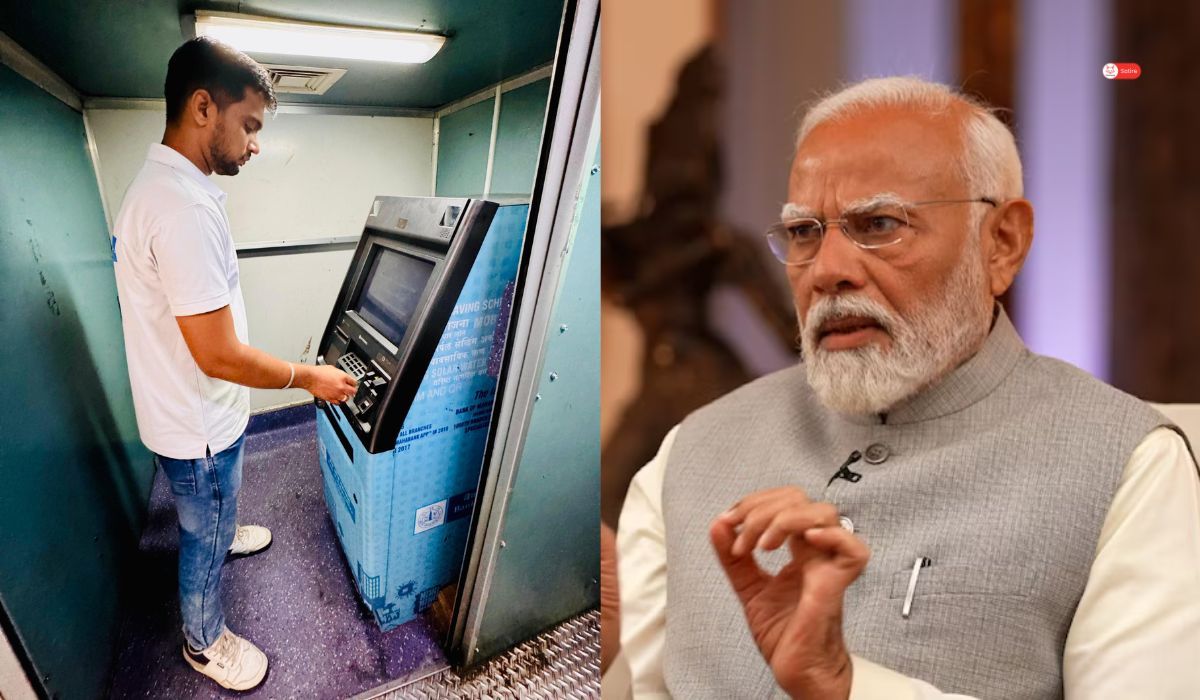Man pledges lifelong support to Modi after bribing TC with cash withdrawn from train-installed ATM