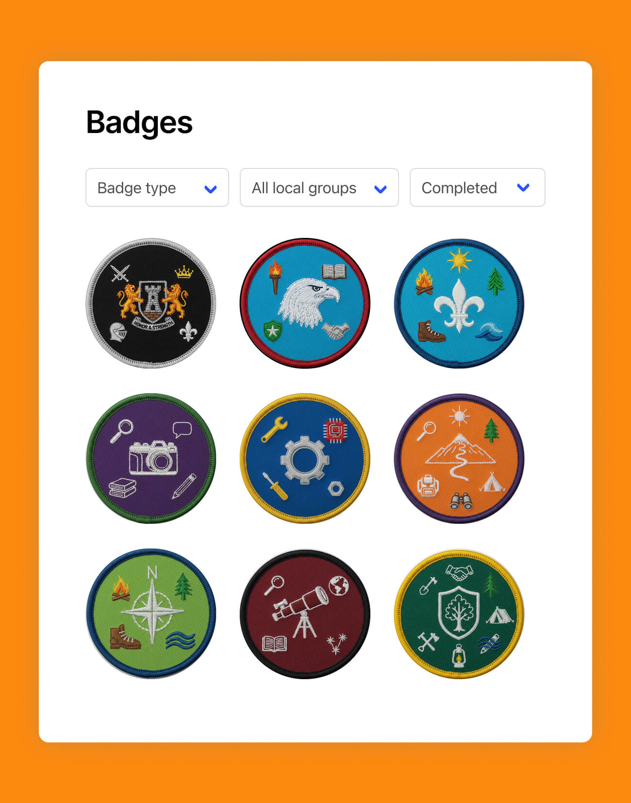 Badge Management & Advancement