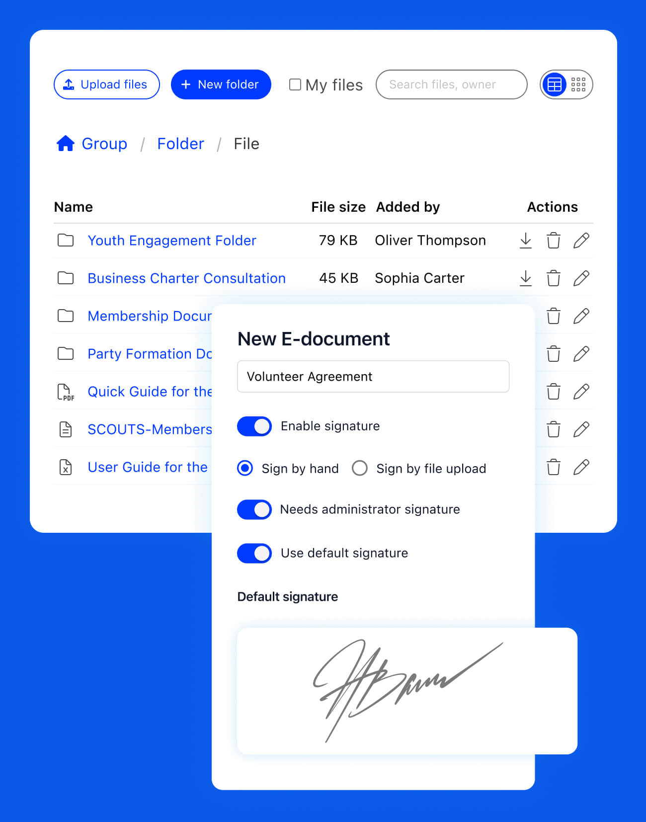 eDocuments & File Drive
