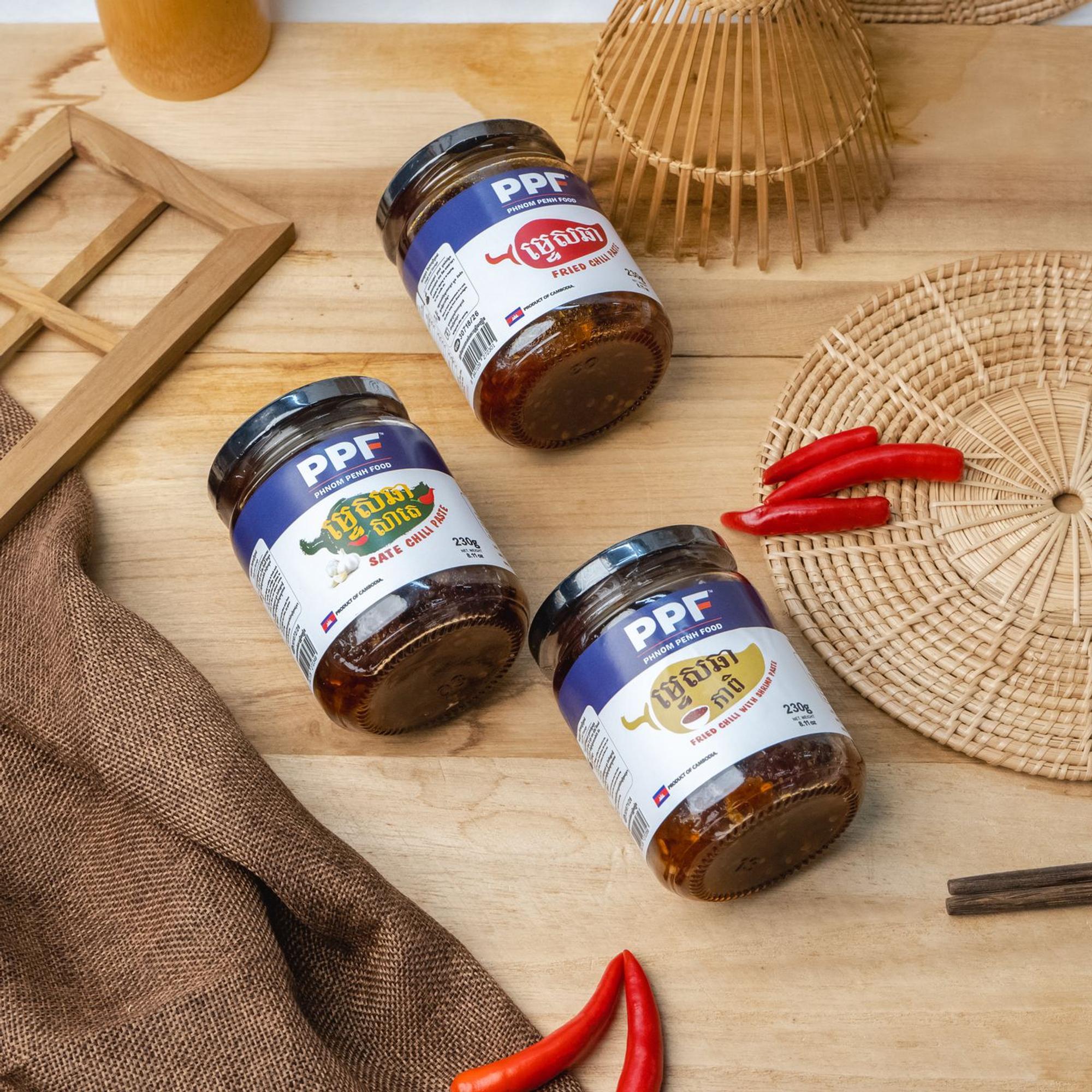 PPF Yummy fried chili paste jars