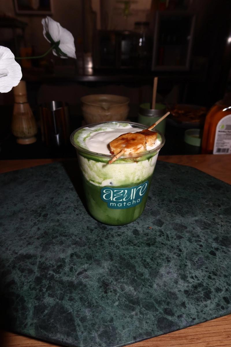 Banana brûlée matcha