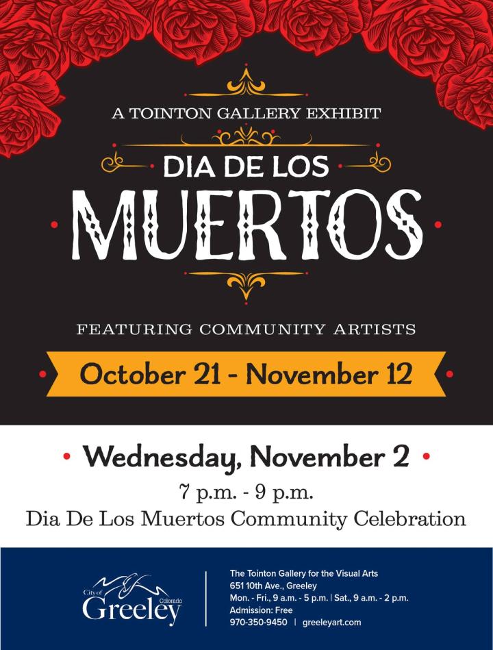 Dia De Los Muertos Exhibit By Featured Community Artists @ Tointon Gallery
