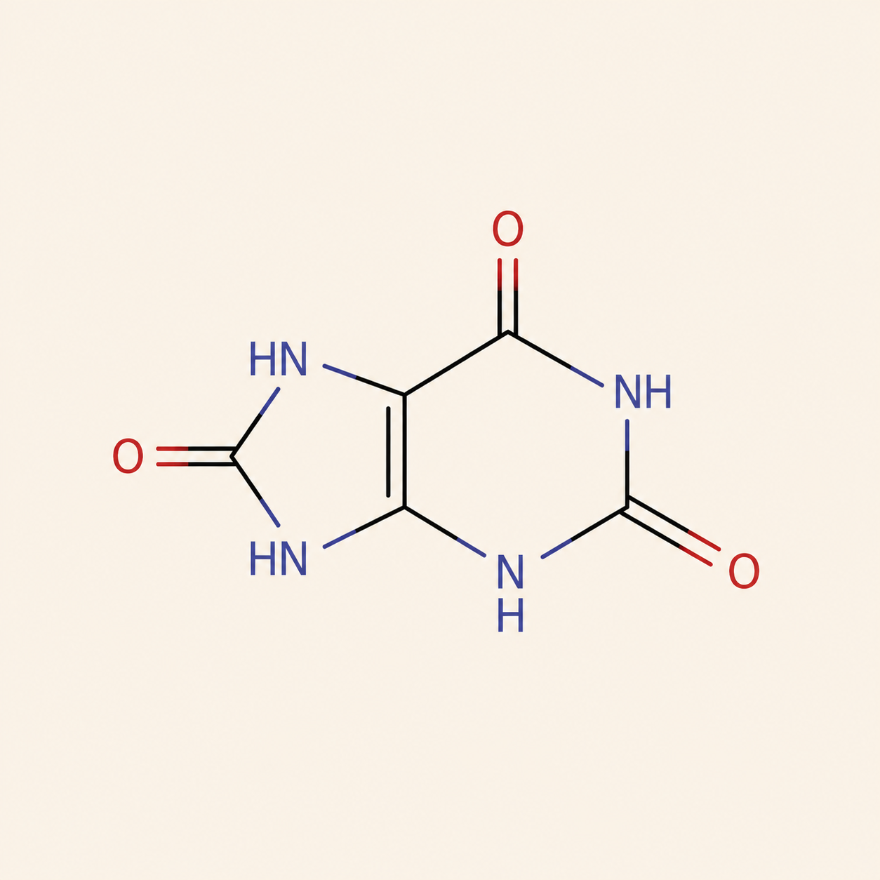 uric acid chemical structure