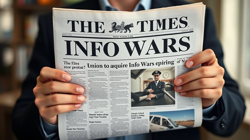 صحيفة 'ذي أونيون' تعلن عن خطة جديدة للاستحواذ على 'إنفو وورز'