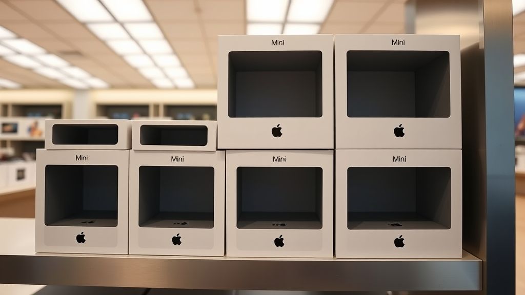 نفاد مخزون جهاز Mac Mini الأساسي من متجر Apple الإلكتروني