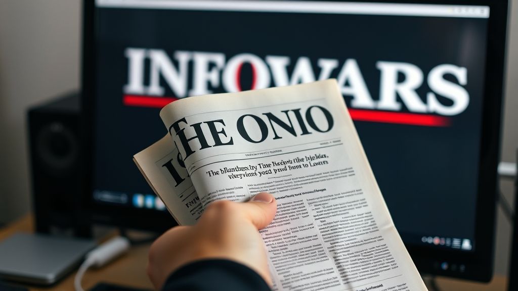 صحيفة The Onion تصل لاتفاق جديد للاستحواذ على موقع Infowars التابع لأليكس جونز