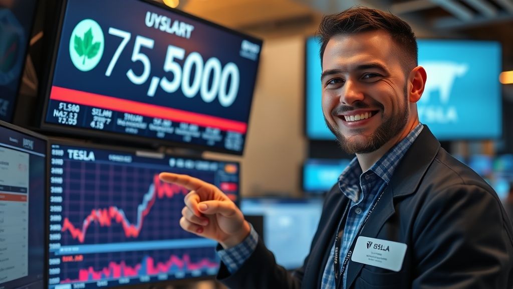 سوق الأسهم اليوم: مؤشر S&P 500 يسجل رقماً قياسياً؛ تيسلا تتجاوز التوقعات - تحديثات مباشرة