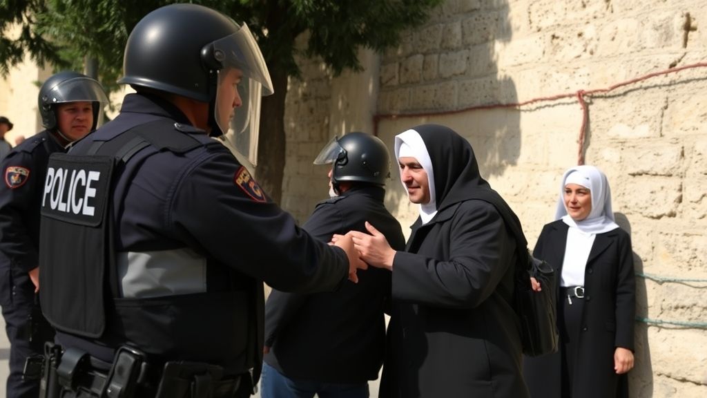 الشرطة الإسرائيلية تعتقل رجلاً بعد اعتداء على راهبة فرنسية في القدس