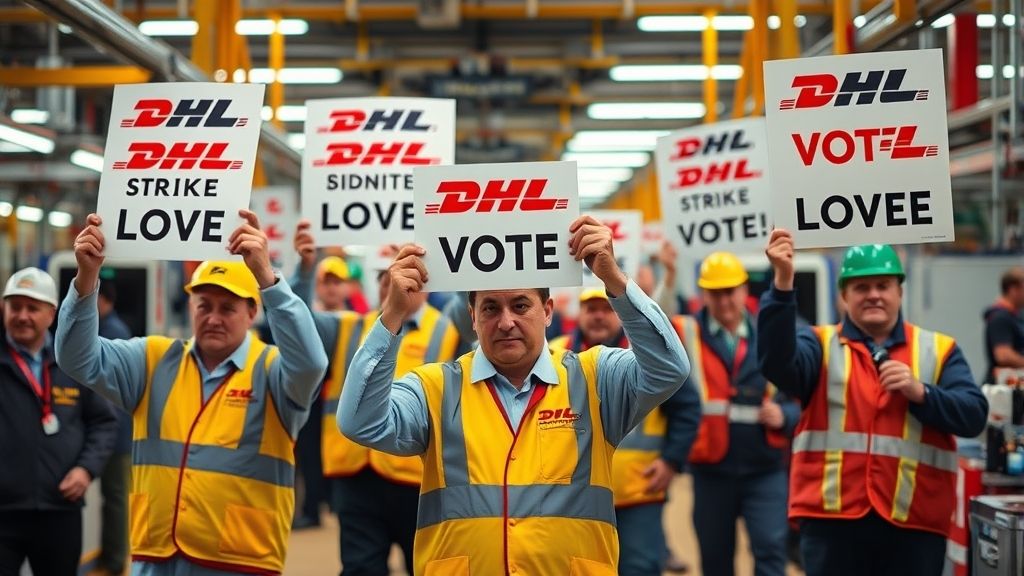 عاملو DHL في جاكوار لاند روفر يصوتون للإضراب