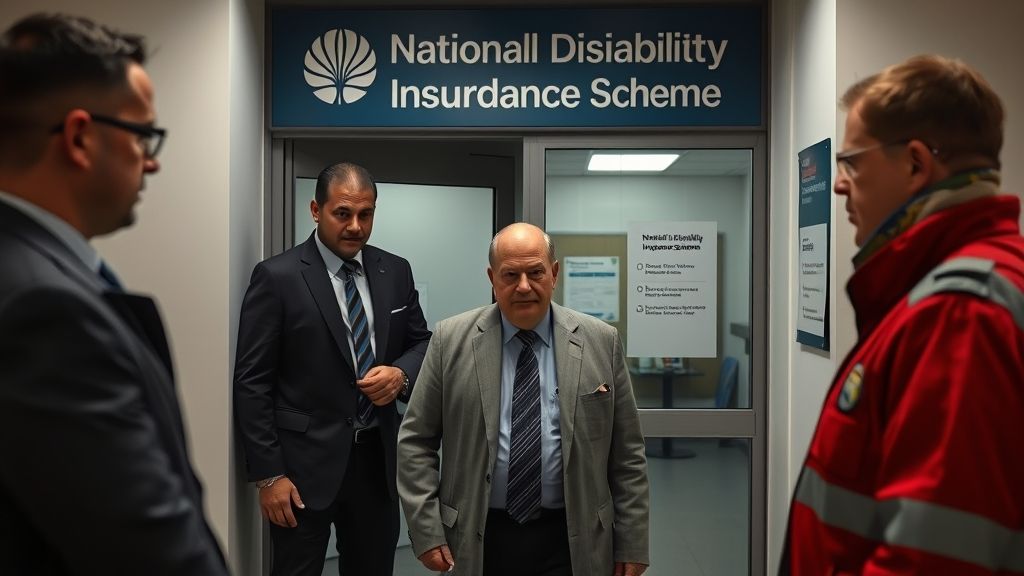 تسلل عصابات الجريمة المنظمة إلى نظام التأمين الوطني للإعاقة باستخدام الترهيب والتهديد بالعنف ضد الأستراليين
