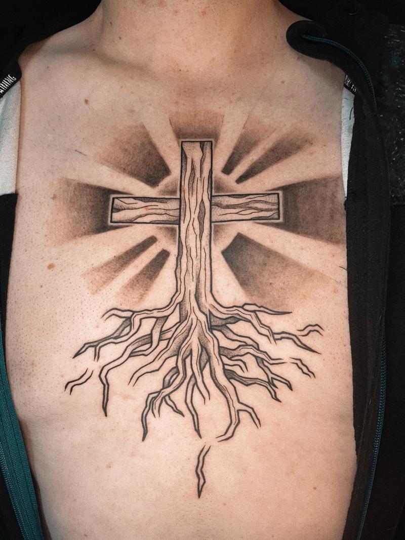 Cross Tree Chest