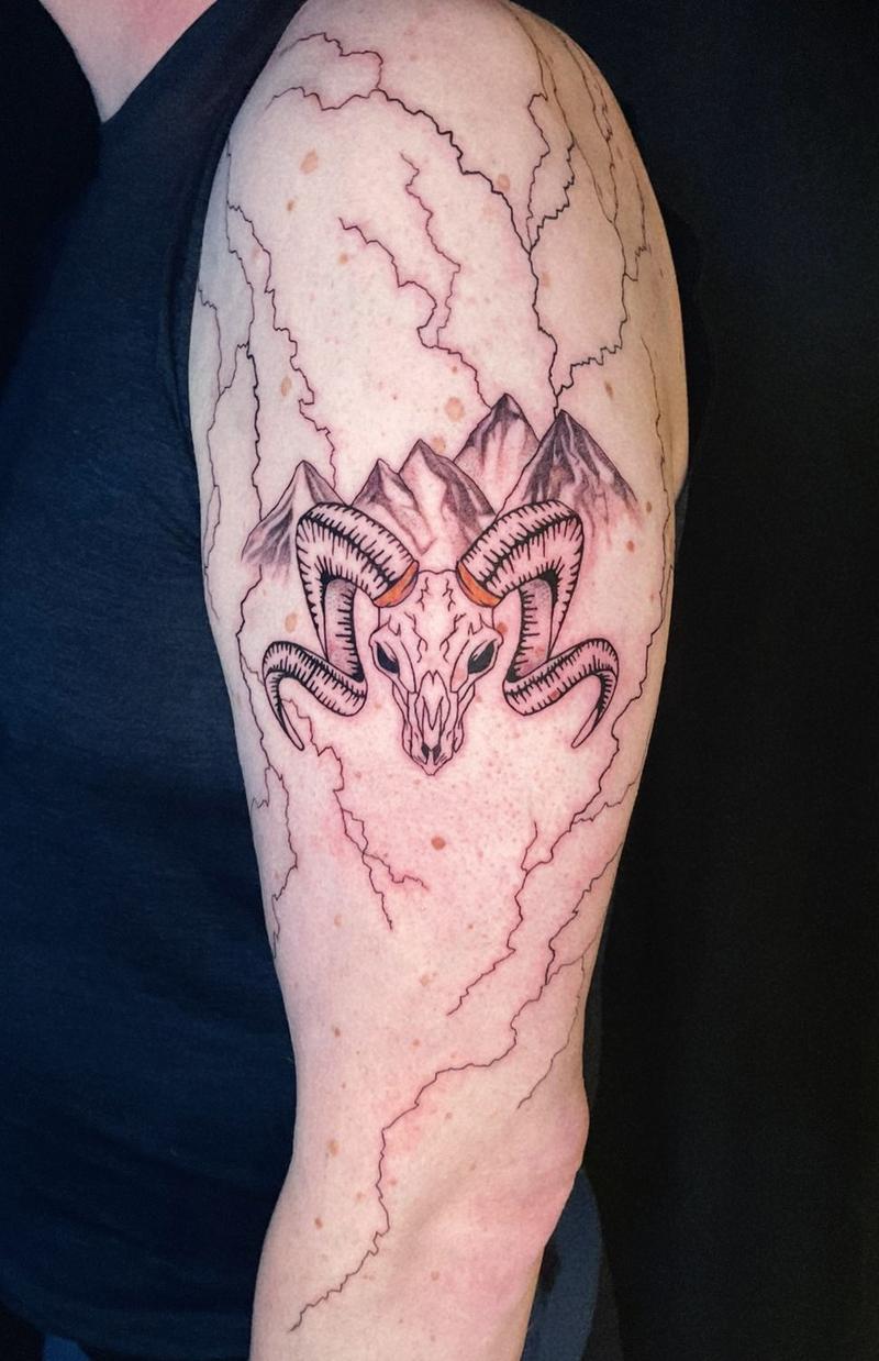 Logo Freehand Lightning