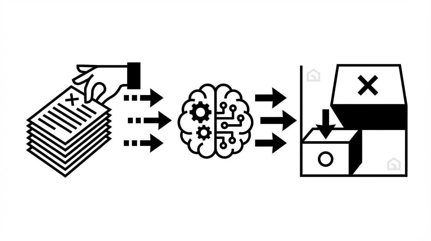 Diagram showing how a competitor content sprint shifts AI comparative framing repositioning the competitor as enterprise-grade and pushing the monitored brand toward an SMB characterization