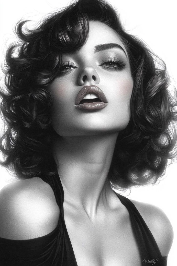 BLACK AND WHITE PORTRAIT  1