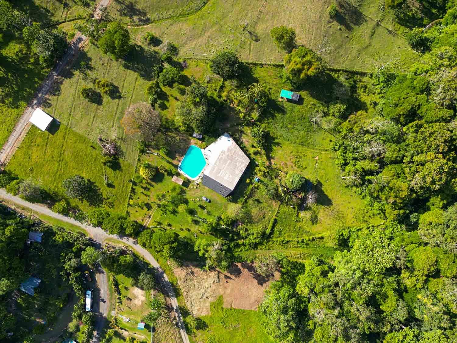 Propiedad de 1 Hectárea con Casa Amplia y Piscina en Sixaola