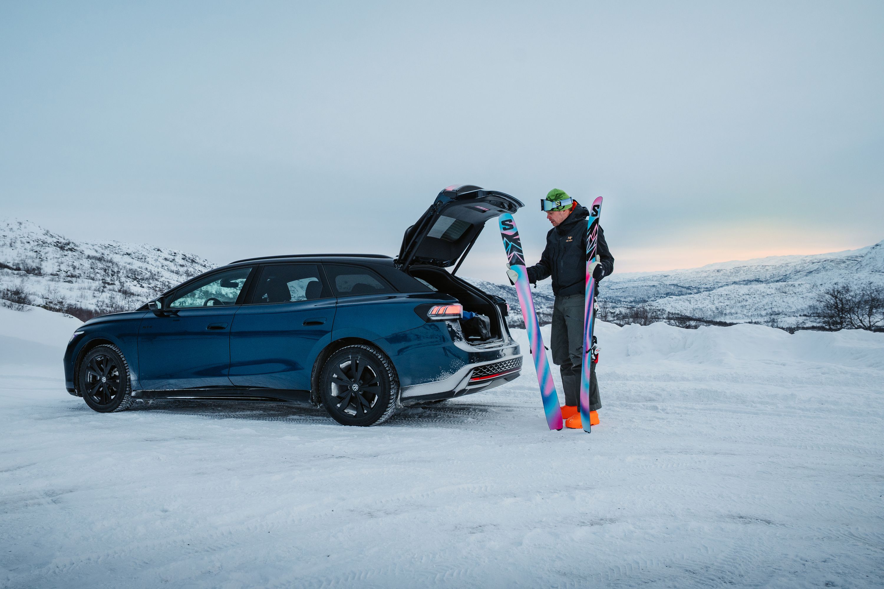 ID.7 Tourer GTX er en av markedets første elektriske stasjonsvogner.