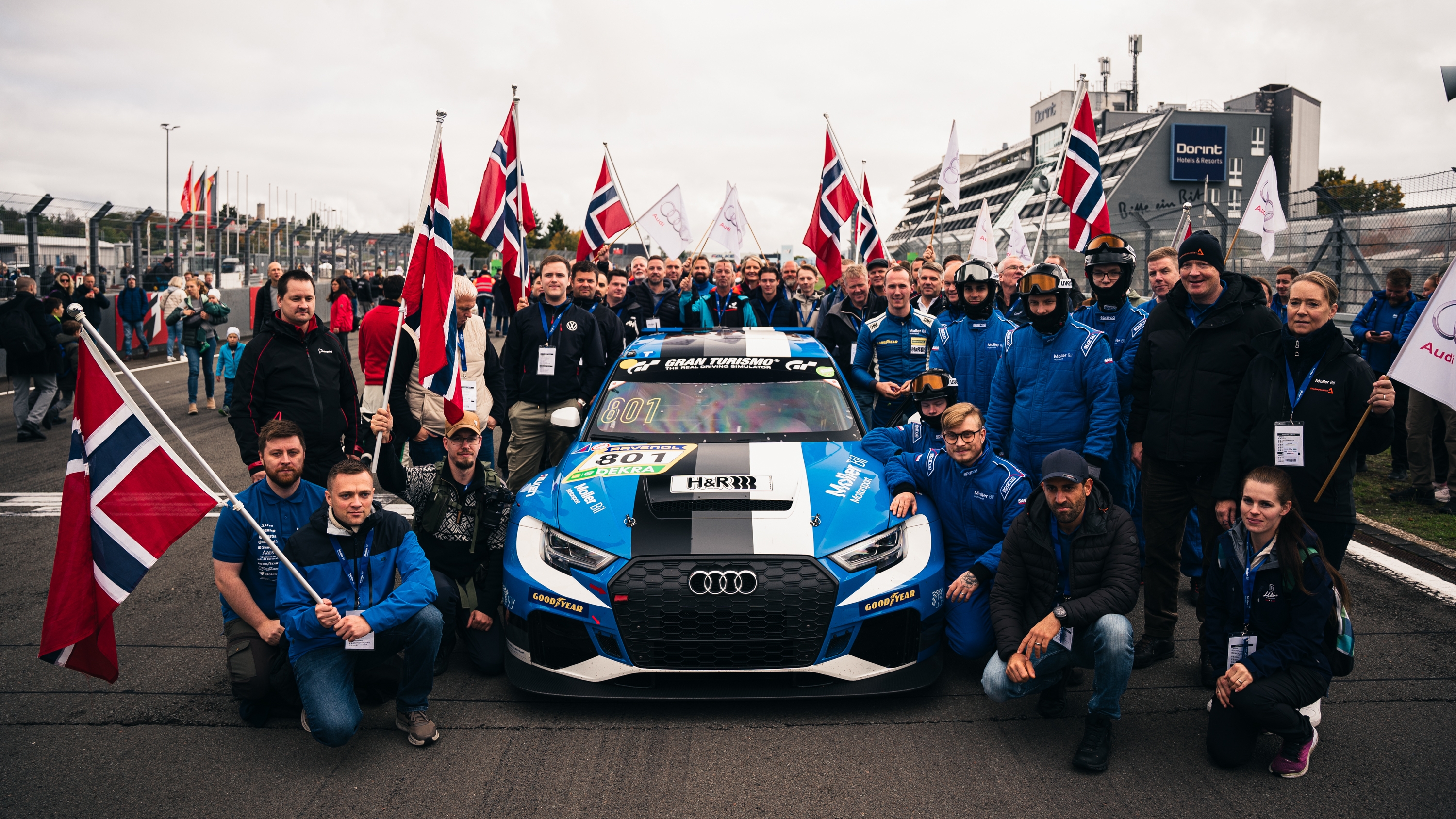 Møller Bils tidligere løpsbil skal nå selges.