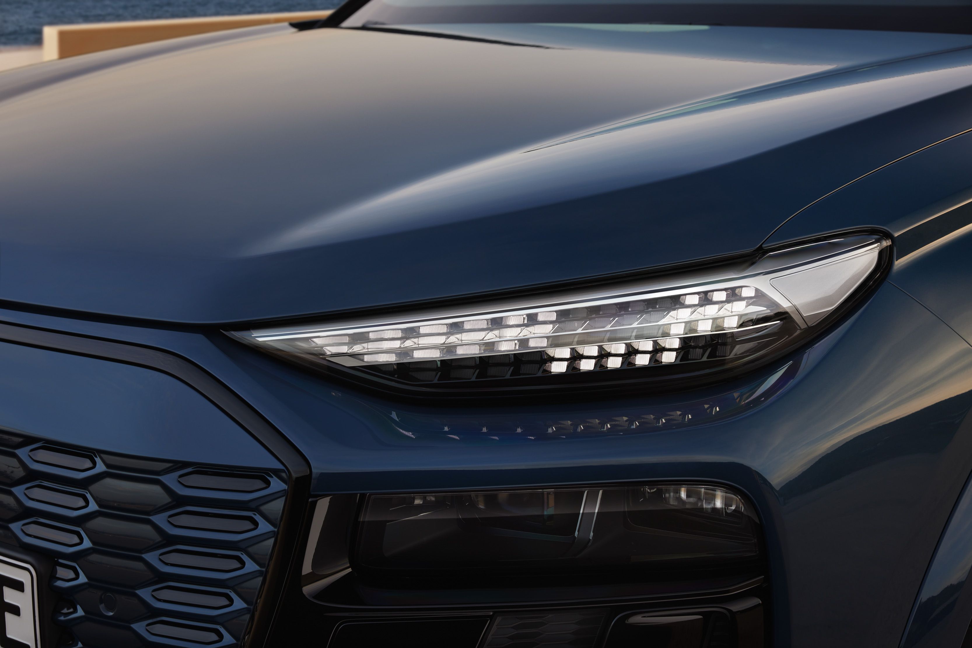 Frontlykt på Q6 e-tron