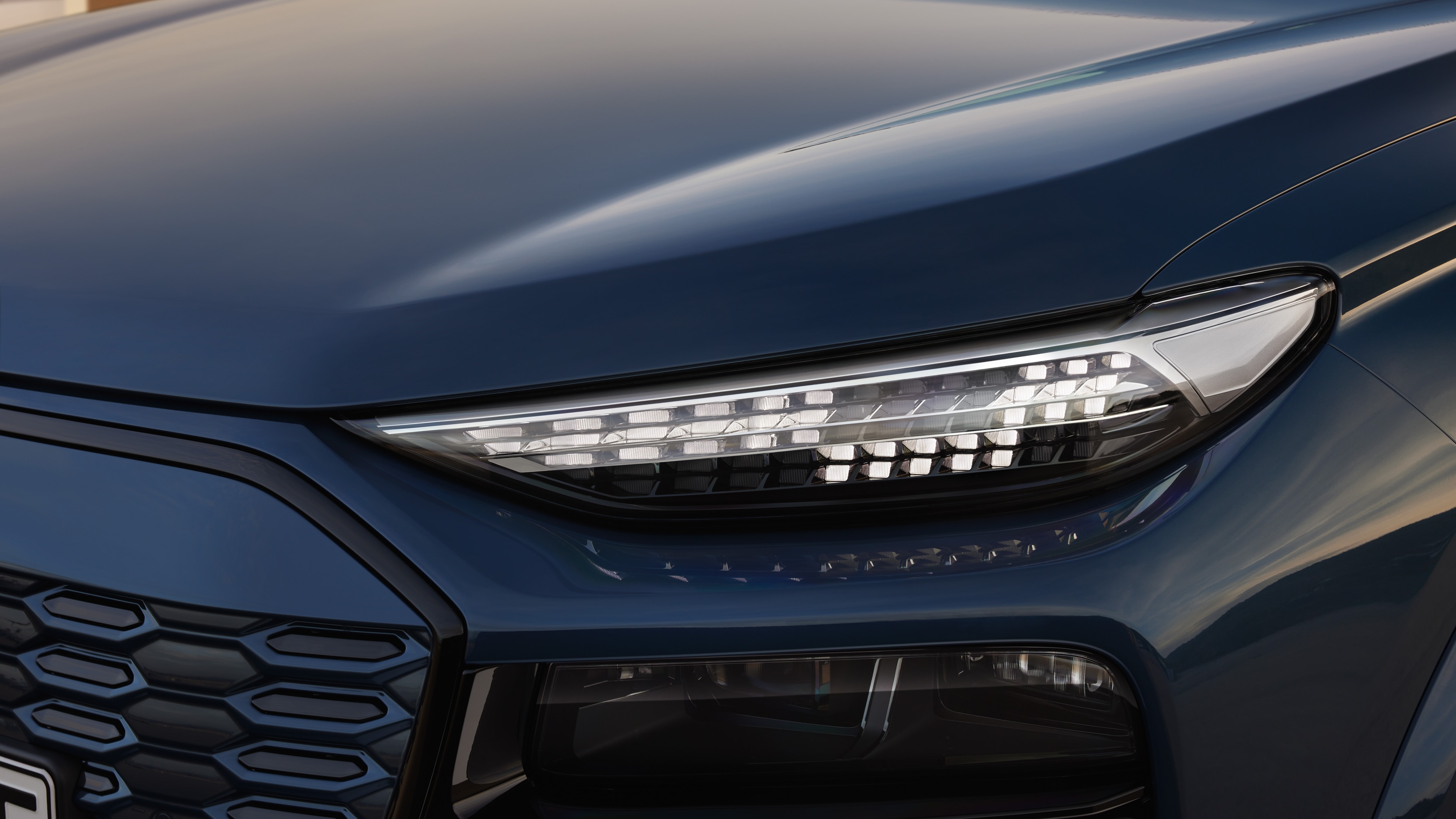 Frontlykt på Q6 e-tron