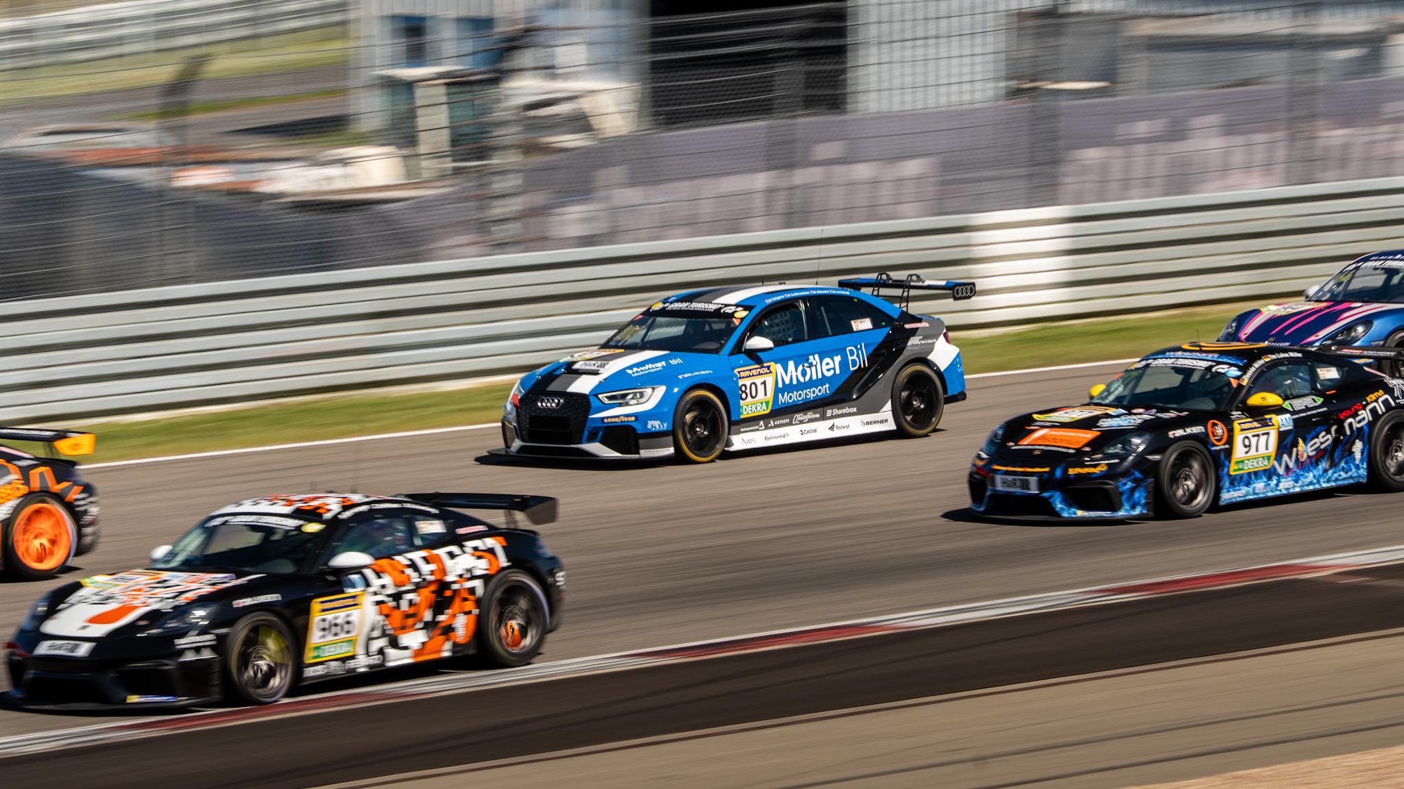 Denne helgen får Møller Bil bryne seg mot Max Verstappen som etter alle solemerker stiller i en Porsche som på bildet.