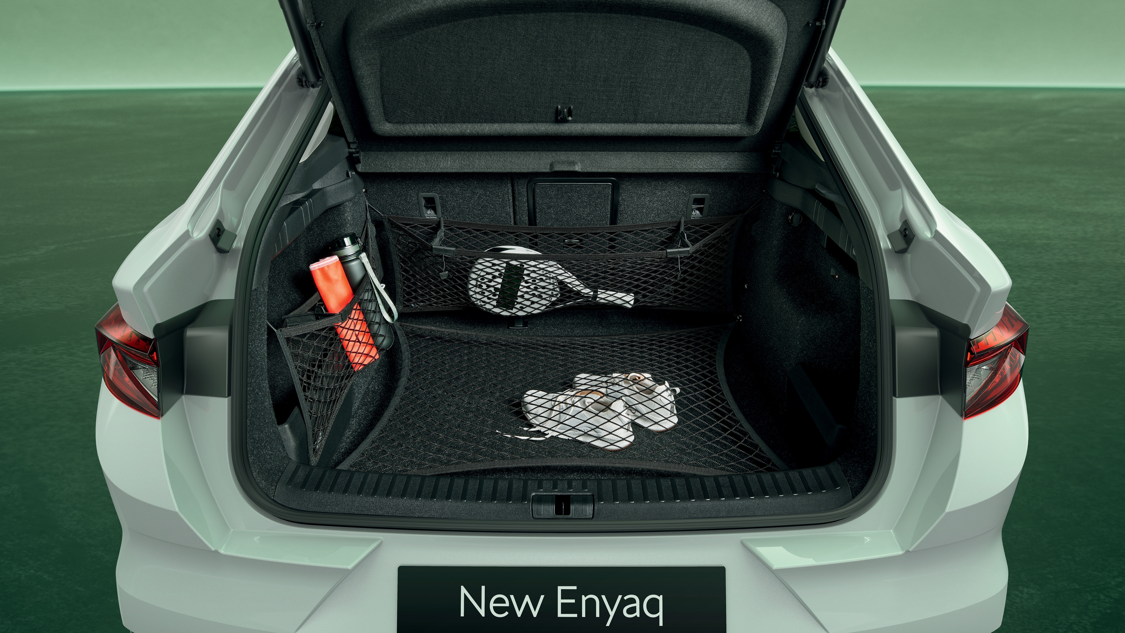 Enyaq Coupé har et enormt bagasjerom.