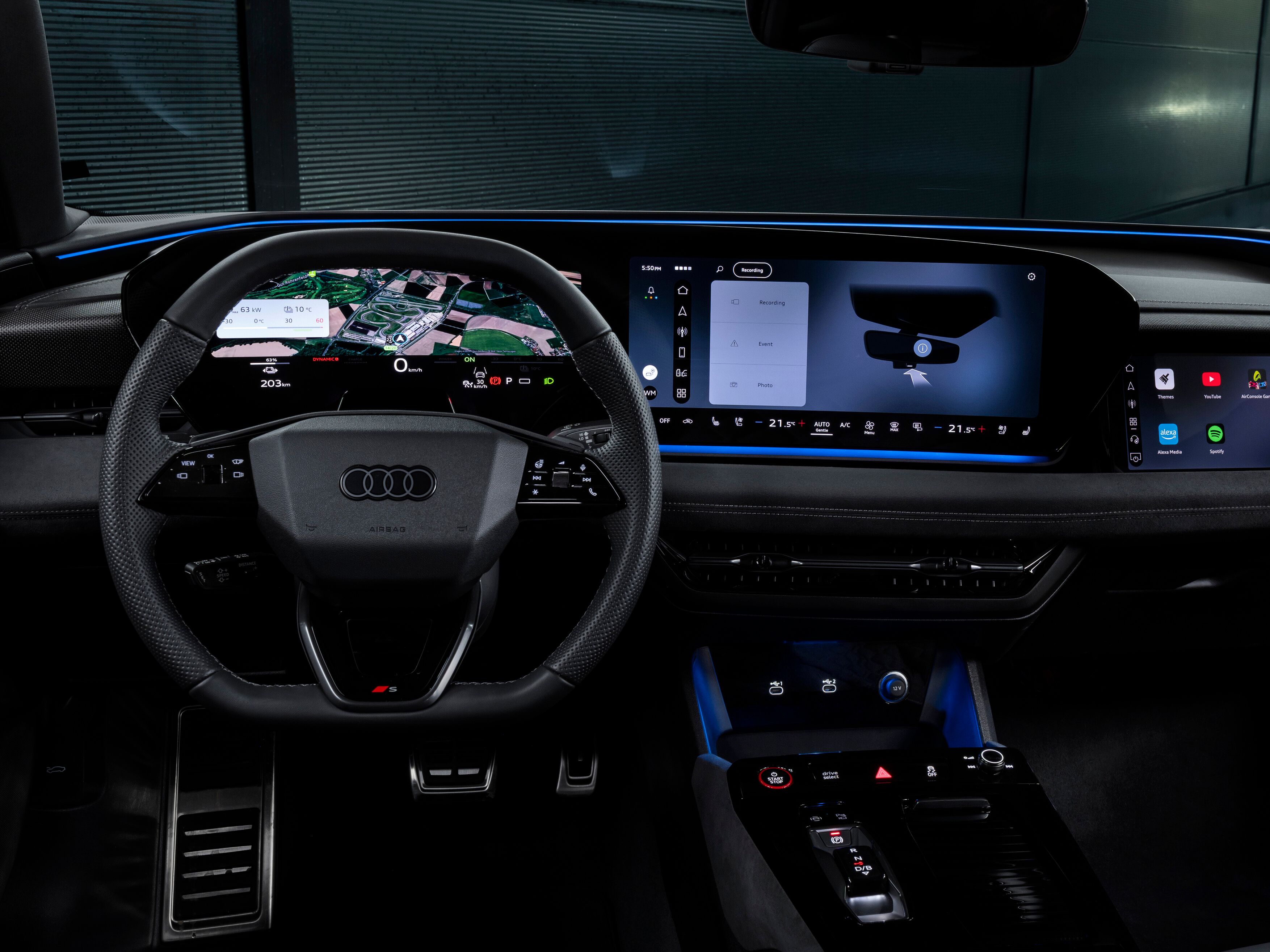 Interiøret i Q6 e-tron.