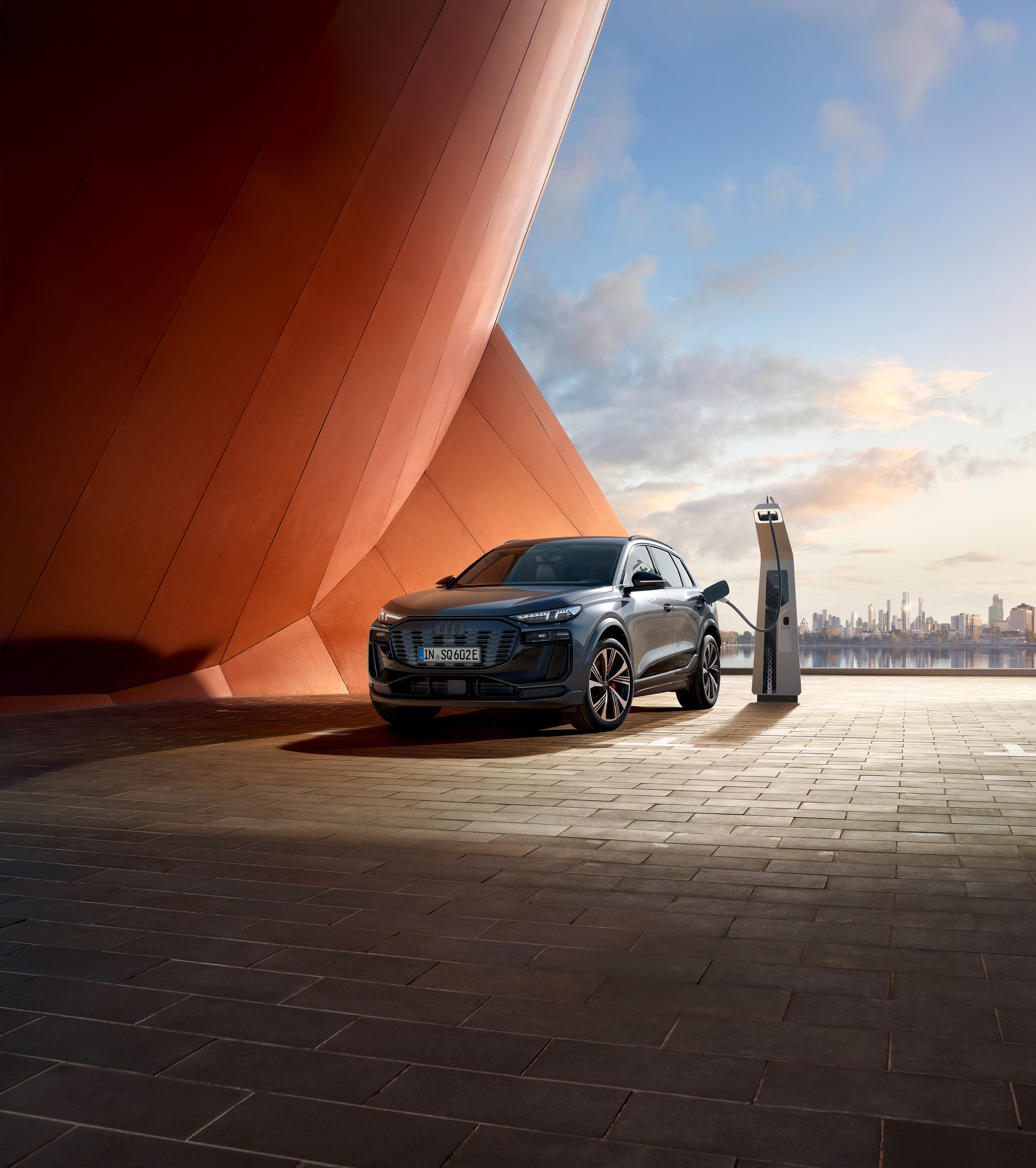 Parkert Q6 Sportback e-tron.