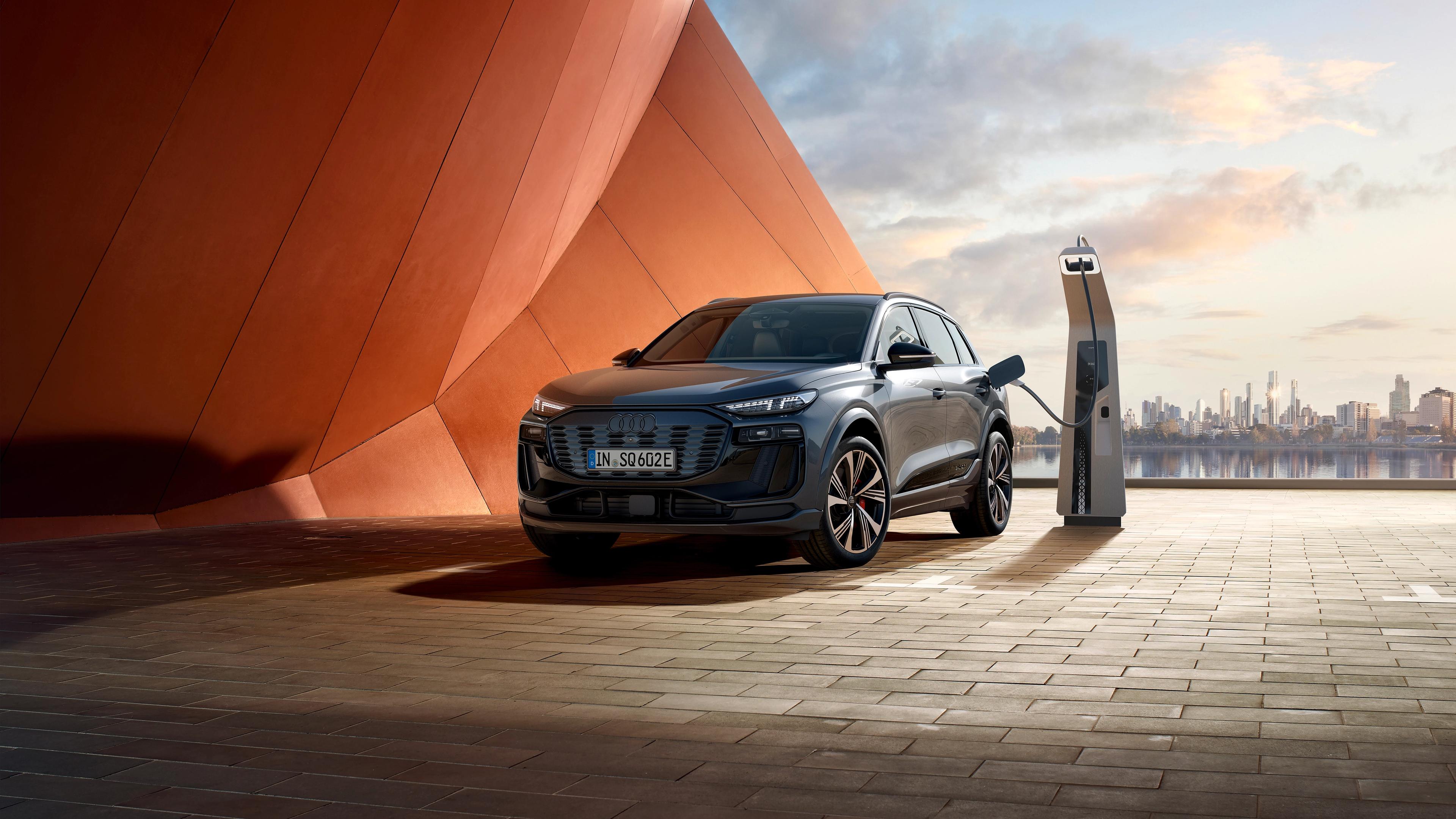 Parkert Q6 Sportback e-tron.