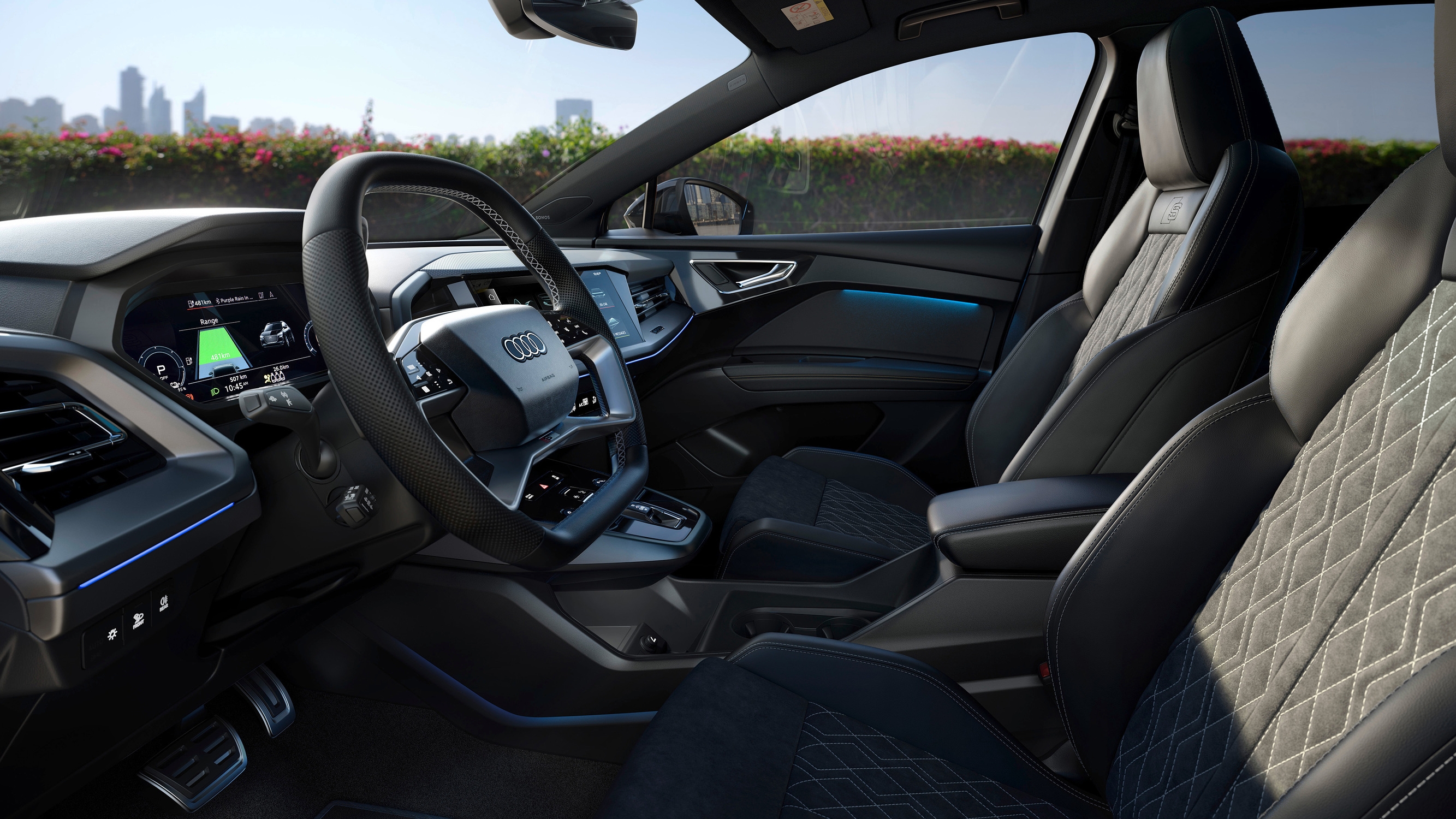 Interiøret i Q4 e-tron.