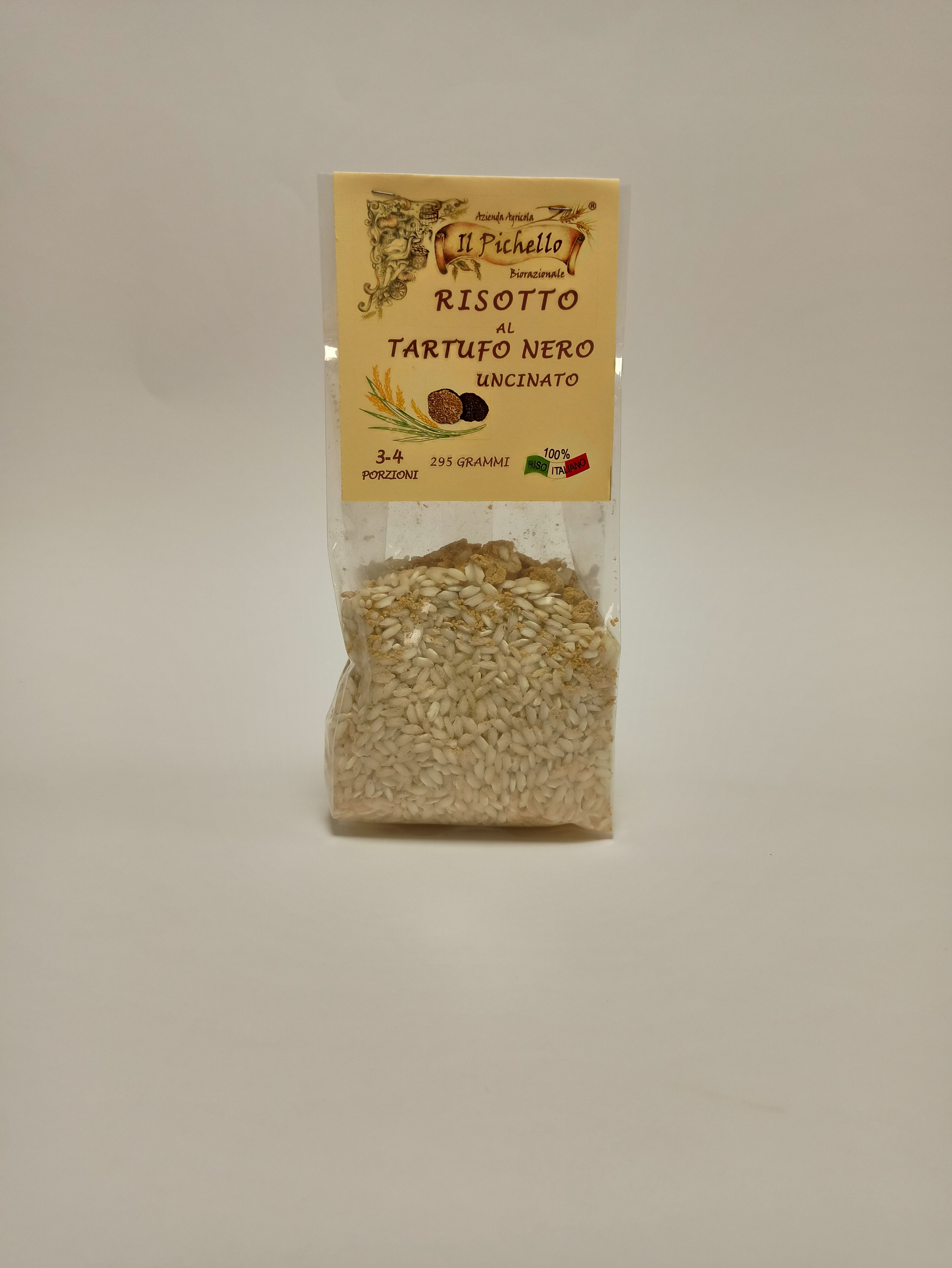 Risotto Al Tartufo Nero Uncinato biorazionale dell'Azienda Agricola Il Pichello - Zuppe E Risotti dall'Appennino Reggiano