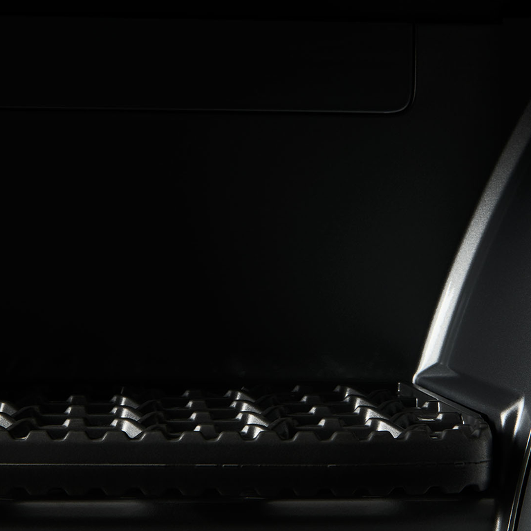 Detail of boarding step.