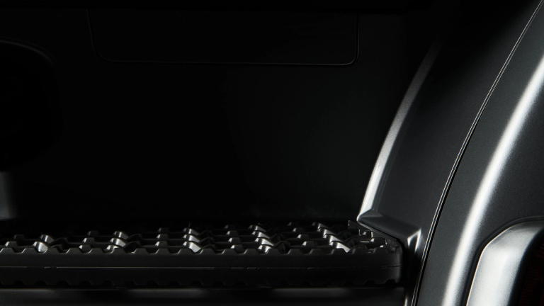 Detail of boarding step.