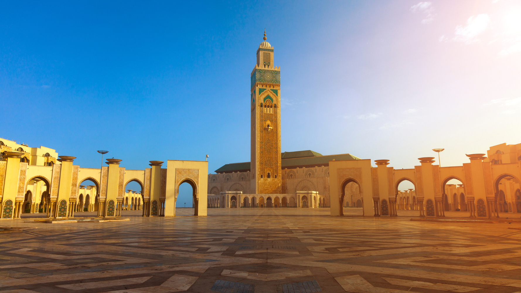 La mosquée Hassan II à Casablanca